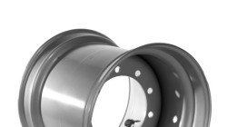 Agroindustriale Cimac 20.00x22.5 WHEEL CIMAC (A225205401) RAL 9006 SILVER 281-335-10 M22 Ø26 ET-50 AGRO-TRUCK INCL. VALVE PROTECTOR  / R22.5