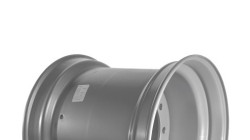 Agroindustriale Cimac 20.00x30.5 WHEEL CIMAC (A3052015A) RAL 9006 SILVER 281-335-10 A3 ET0  / R30.5
