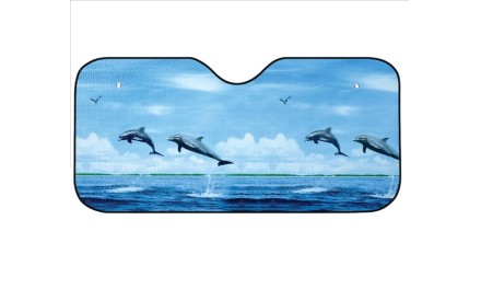 Accesorii auto sezoniere Parasolare auto BOTTARI PARASOLAR PARBRIZ 70X140CM DOLPHIN